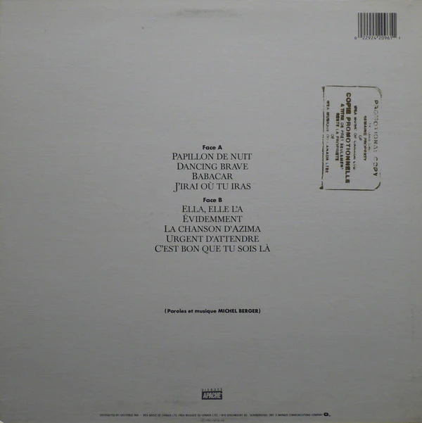 France Gall / Babacar - LP, Album (VG+/VG+) - Image 2
