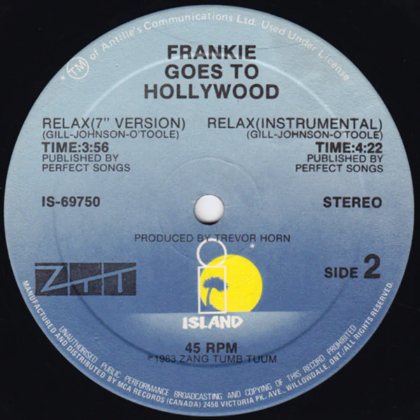 Frankie Goes To Hollywood / Relax - 12", Single (VG+/VG+) - Image 4