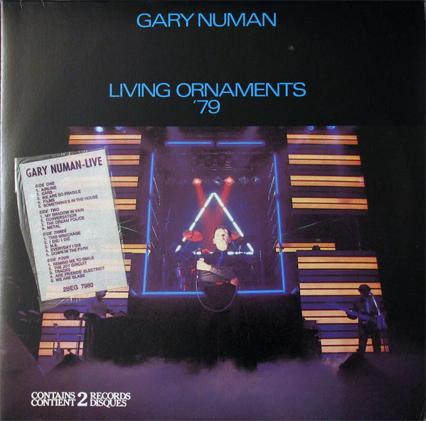 Gary Numan / Living Ornaments '79 / Living Ornaments '80 - 2LP Used (VG+/VG+)