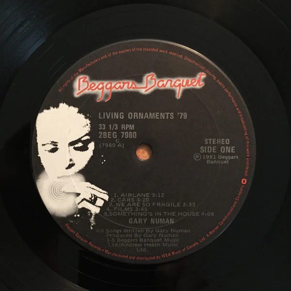 Gary Numan / Living Ornaments '79 / Living Ornaments '80 - 2LP Used (VG+/VG+) - Image 4