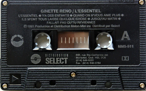 Ginette Reno / L'Essentiel - Cass, Album (VG+/VG+) - Image 3