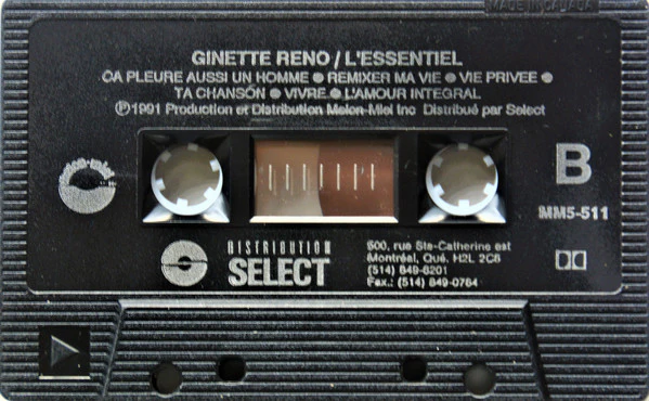 Ginette Reno / L'Essentiel - Cass, Album (VG+/VG+) - Image 4