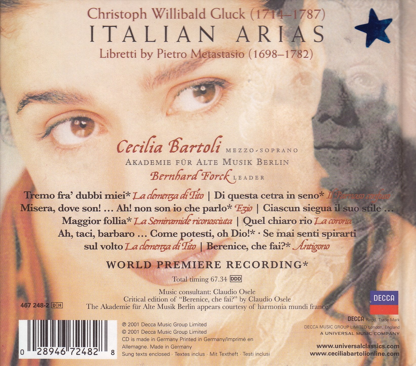 Gluck Italian Arias - Image 2
