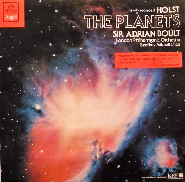 Gustav Holst, London Philharmonic Orchestra Conducted By Sir Adrian Boult, The Geoffrey Mitchell Choir / The Planets - LP, Album (VG+/VG+)
