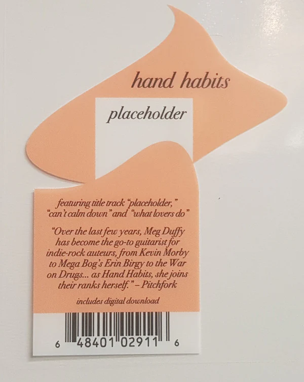 Hand Habits / Placeholder - LP, Album (M/M) - Image 3