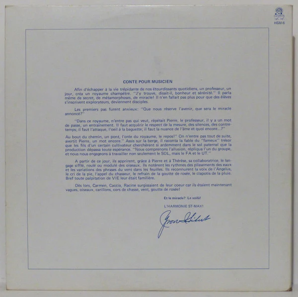 Harmonie St-Maxime / Harmonie St-Maxime 79 - 2xLP, Album, Gat (VG+/VG+) - Image 2