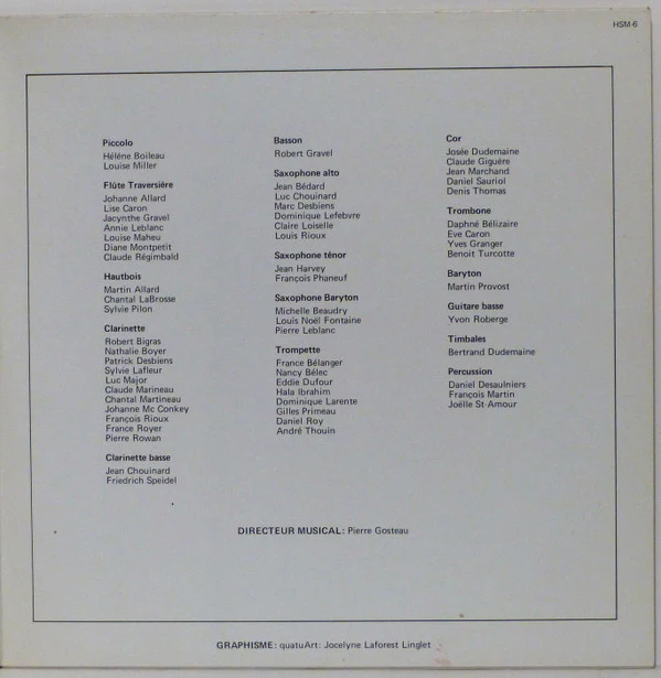 Harmonie St-Maxime / Harmonie St-Maxime 79 - 2xLP, Album, Gat (VG+/VG+) - Image 4
