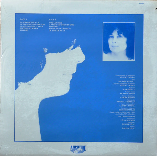 Hélène Matteau  / Bleu Clair - LP, Album (VG+/VG+) - Image 2