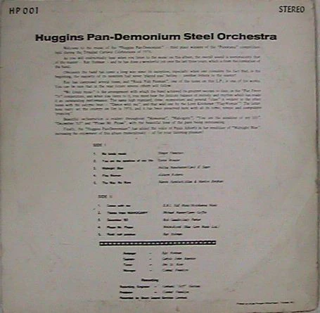 Huggins Pan-demonium / At The Holiday Inn Trinidad - W.I. - LP (VG+/VG) - Image 2