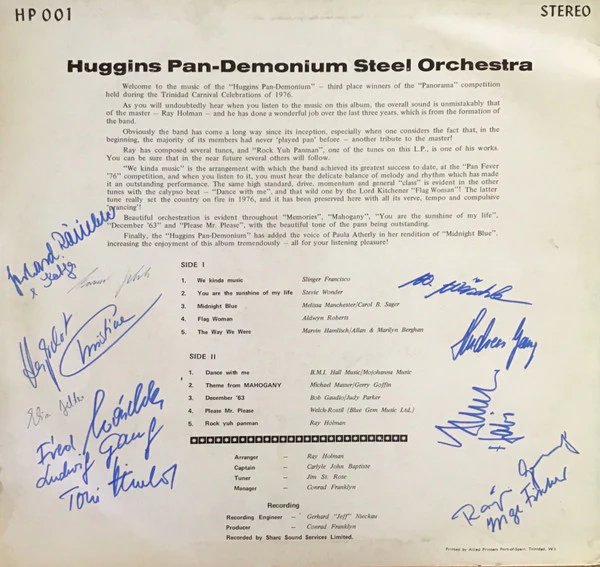 Huggins Pan-demonium / At The Holiday Inn Trinidad - W.I. - LP (VG+/VG) - Image 3