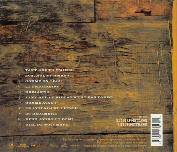 Hugo Lapointe / La Trentaine - CD, Album (M/M) - Image 2