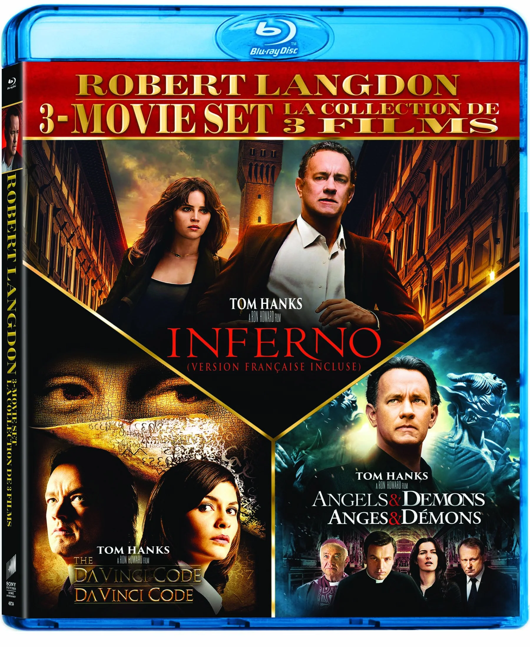 Inferno / Angels & Demons / Da Vinci Code, The - Set [Blu-ray]