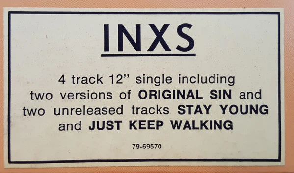 INXS / Original Sin (Dream On) - 12" (VG+/VG+) - Image 4
