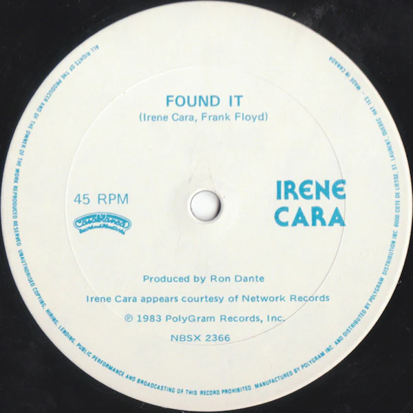 Irene Cara / Flashdance...What A Feeling - 12", Single, Ltd (VG+/VG+) - Image 4