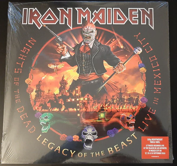 Iron Maiden / Nights Of The Dead, Legacy Of The Beast: Live In Mexico City - 3xLP, Album, 180 (M/M) - Image 2