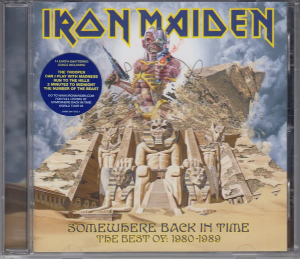 Iron Maiden / Somewhere Back In Time - The Best Of: 1980-1989 - CD, Comp, RP (M/M)