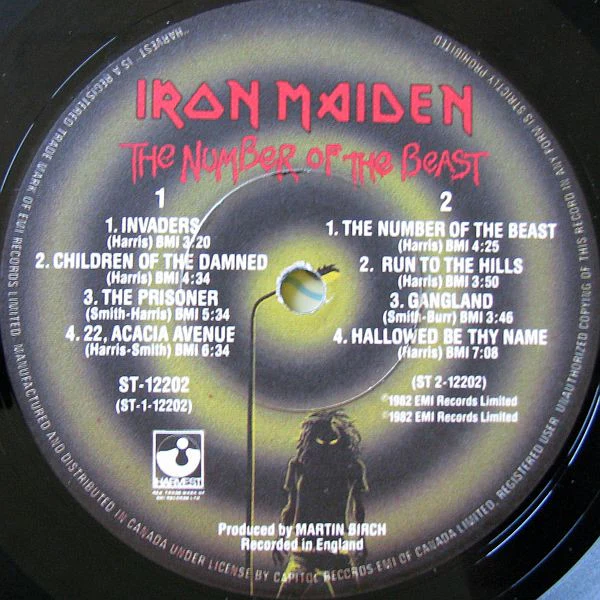 Iron Maiden / The Number Of The Beast - LP, Album (VG+/VG+) - Image 3