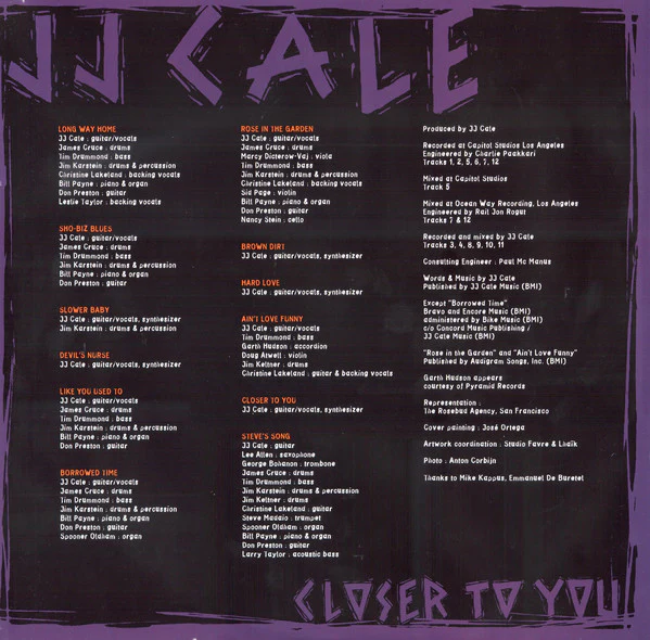 J.J. Cale / Closer To You - LP, Album, RE, 180 + CD, Album, RE (M/M) - Image 4