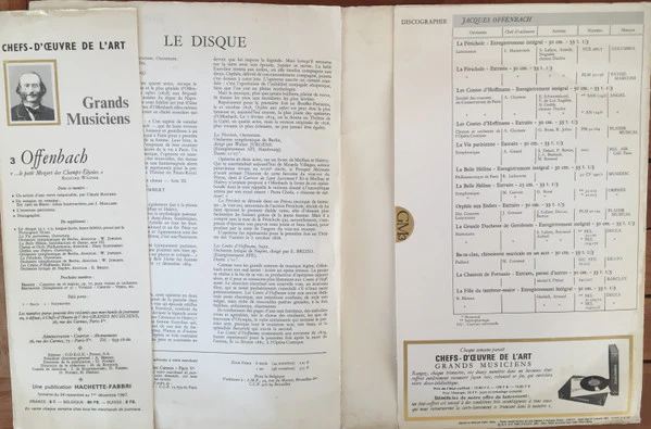 Jacques Offenbach / Extraits D'Ouvertures - 10", Album, Comp (VG+/VG+) - Image 2