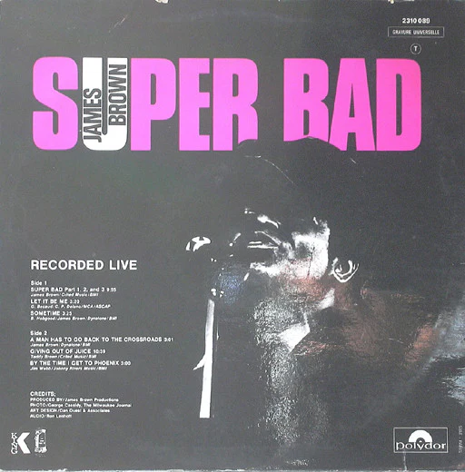 James Brown / Super Bad - LP USED - Image 2