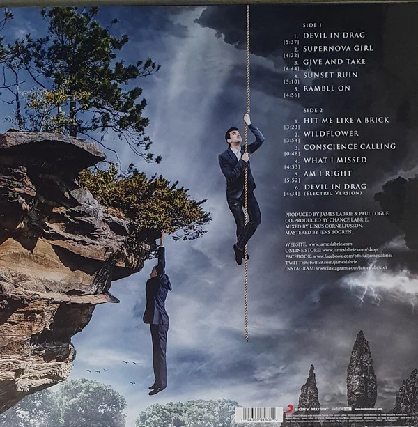 James LaBrie / Beautiful Shade Of Grey - LP, Album, 180 + CD, Album (M/M) - Image 2