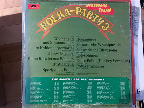 James Last / Polka-Party 3 - LP, Album (Very Good Plus (VG+)) - Image 2