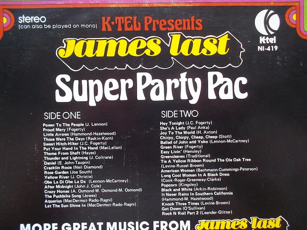 James Last / Super Party Pac - Continuous Dancing - LP, Comp (VG+/VG+) - Image 3