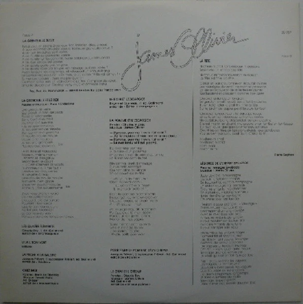 James Ollivier / Chansons Et Poèmes Bohèmes Pour Patapoufs - LP, Album (VG/VG) - Image 5