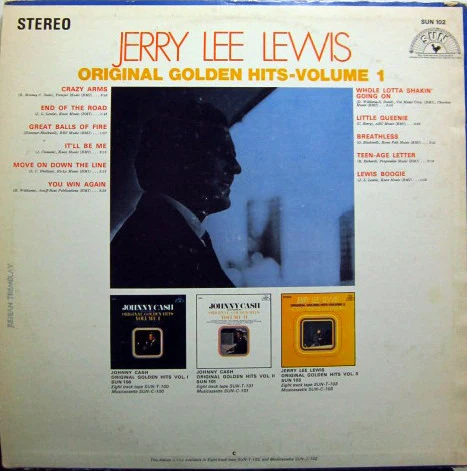 Jerry Lee Lewis / Original Golden Hits - Volume 1 - LP, Comp (VG/VG) - Image 2