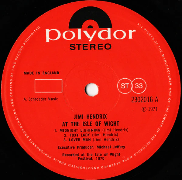 Jimi Hendrix / Isle Of Wight - LP, Album (VG+/VG+) - Image 3