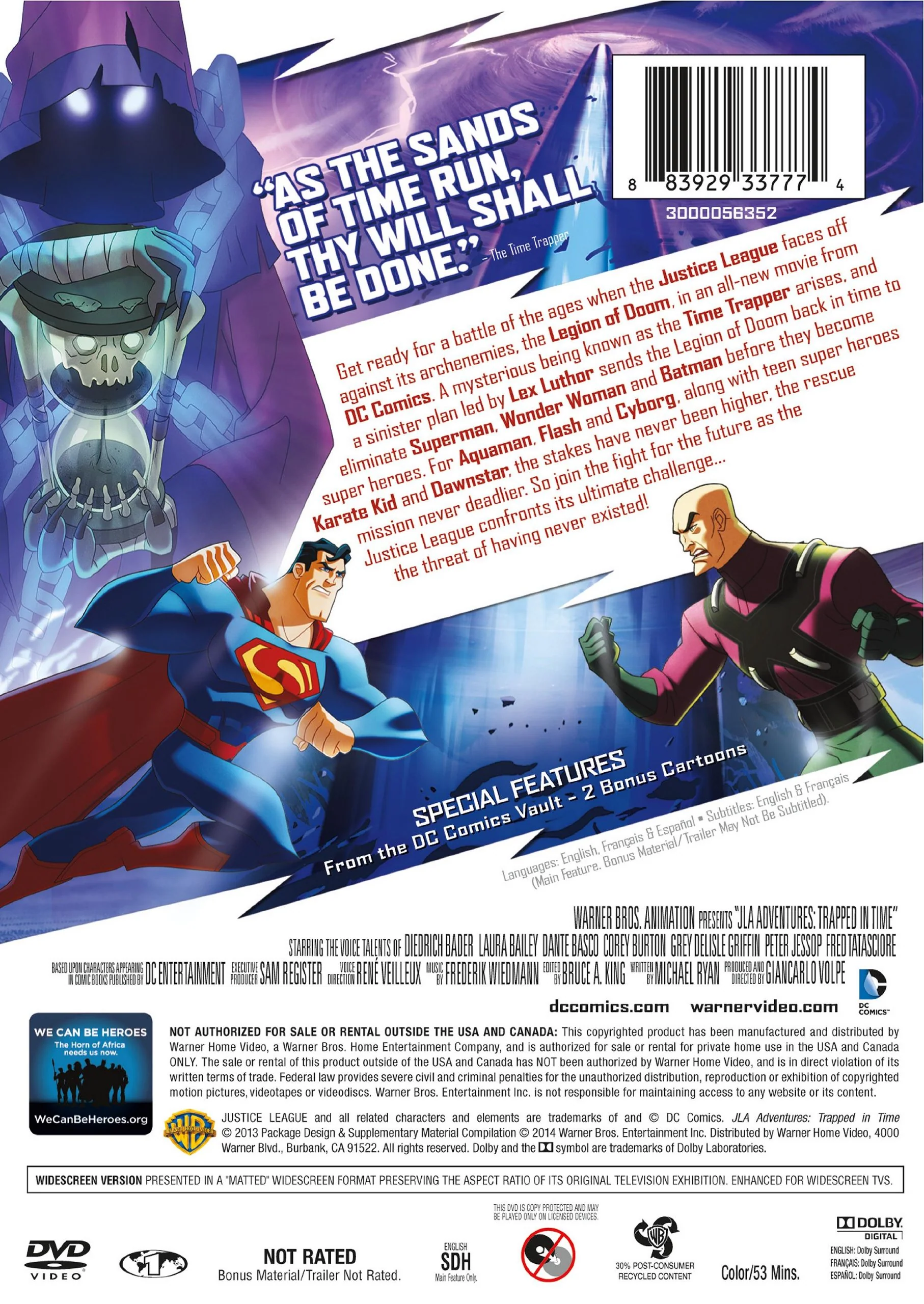 Jla Adventures: Trapped in Time Mfv [Import] - Image 2