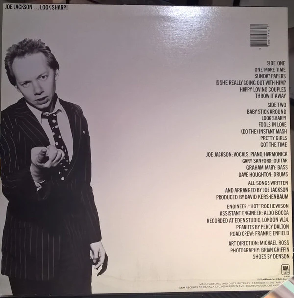 Joe Jackson / Look Sharp! - LP, Album (VG+/VG) - Image 2