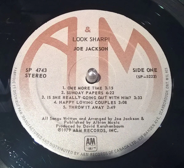 Joe Jackson / Look Sharp! - LP, Album (VG+/VG) - Image 3