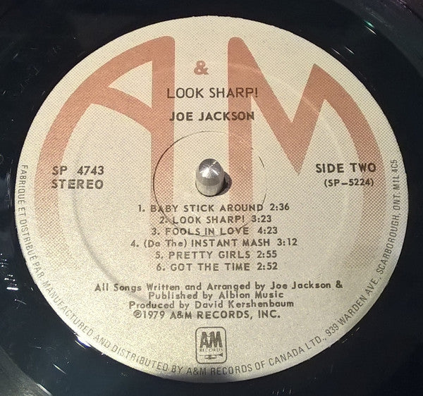 Joe Jackson / Look Sharp! - LP, Album (VG+/VG) - Image 4