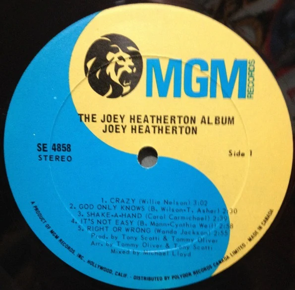 Joey Heatherton / The Joey Heatherton Album - LP, Album (VG+/VG+) - Image 3