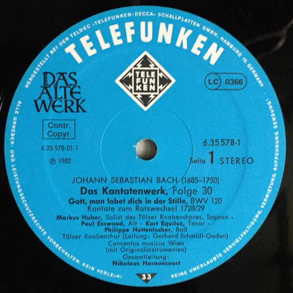 Johann Sebastian Bach / Das Kantatenwerk  Complete Cantatas| BWV 120-123) Vol. 30 - 2xLP + Box (VG+/VG+) - Image 3