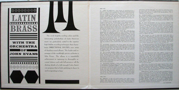 John Evans And The Big Band / Latin Brass - LP, Album, Abb (VG+/VG+) - Image 2