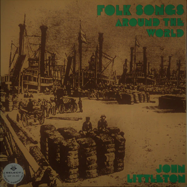 John Littleton / Folk Songs  Around The World - LP, Album, Gat (VG+/VG+)