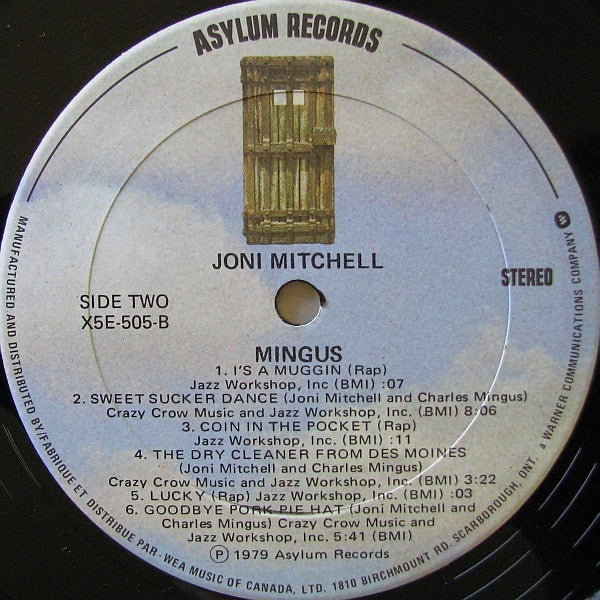 Joni Mitchell / Mingus - LP, Album (VG+/VG) - Image 5