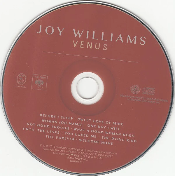 Joy Williams  / Venus - CD, Album (M/M) - Image 5
