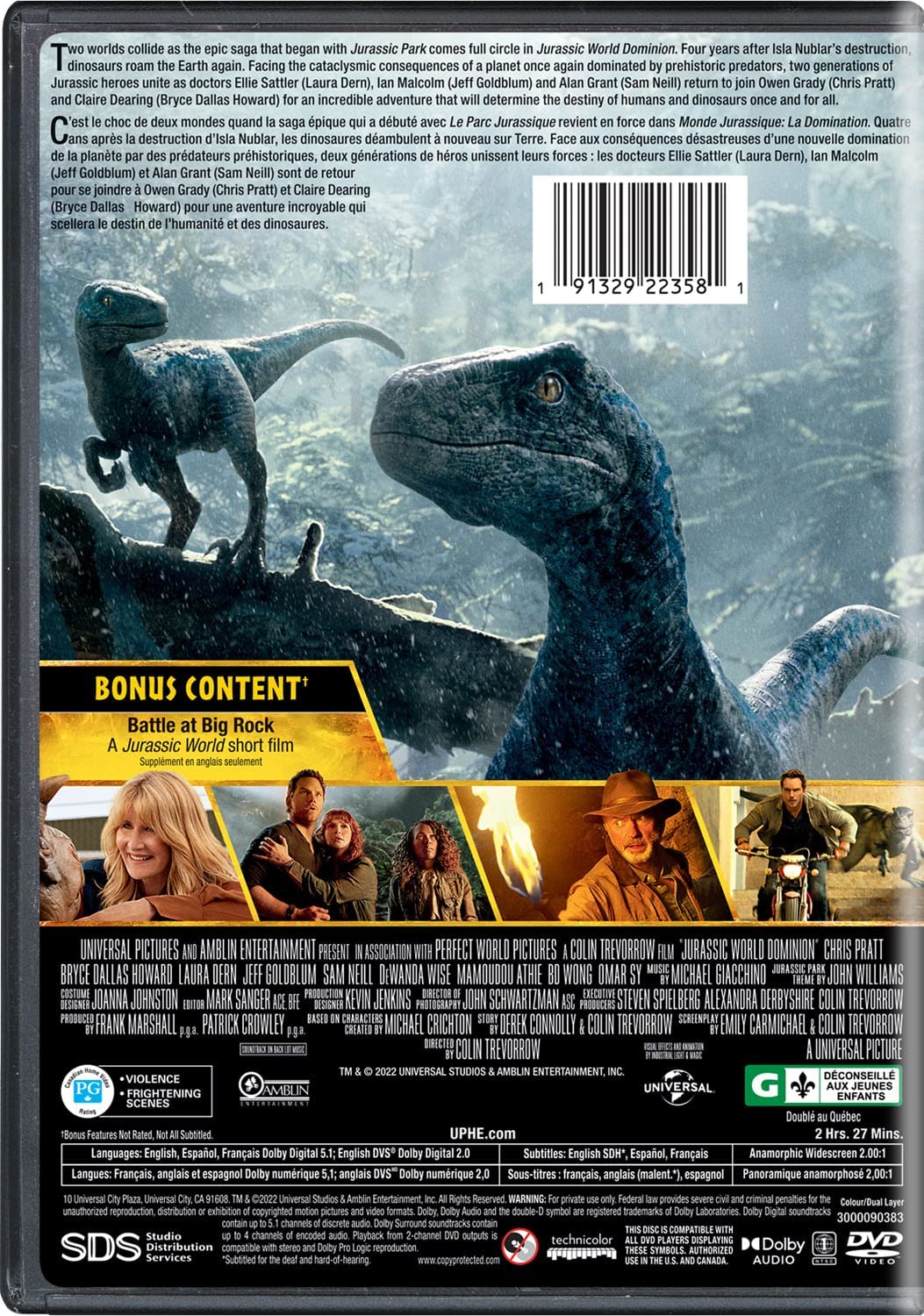 Jurassic World Dominion - DVD (Used) - Image 2