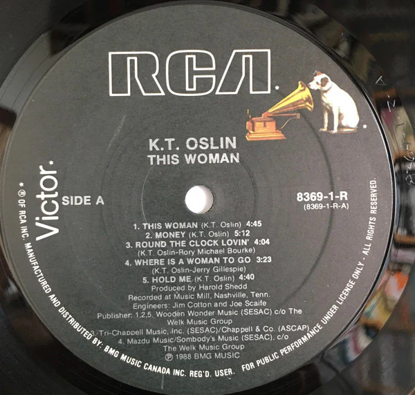 K.T. Oslin / This Woman - LP, Album (VG+/VG+) - Image 3