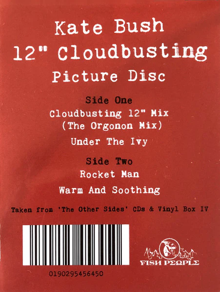 Kate Bush / Cloudbusting - 12", Ltd, Pic (M/M) - Image 3