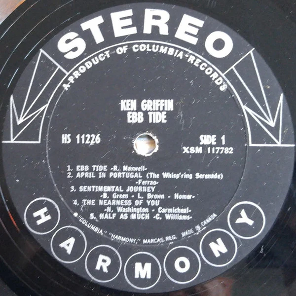 Ken Griffin / Ebb Tide - LP, Comp (VG+/VG+) - Image 3