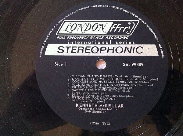 Kenneth McKellar / Greensleeves And Other Songs Of The British Isles - LP, Album (VG/VG) - Image 2