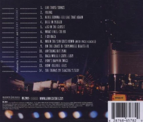 Kenny Chesney / Live Those Songs Again - CD (Used) - Image 2
