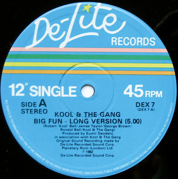 Kool & The Gang / Big Fun / Get Down On It (Extended Remix) - 12", Single (VG/VG+) - Image 3