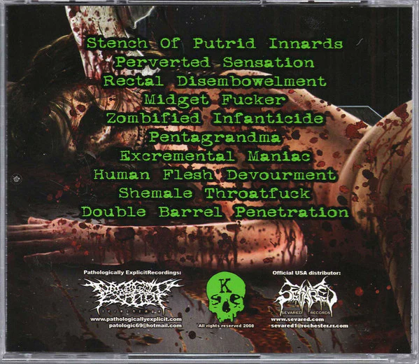 Kraanium / Ten Acts Of Sickening Perversity - CD (Used) - Image 2