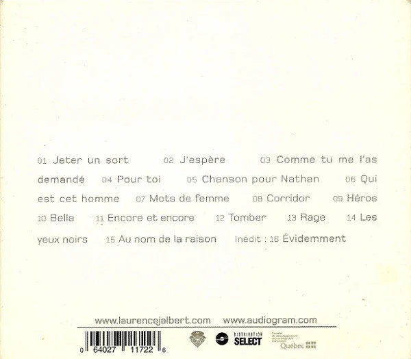 Laurence Jalbert / Ses Plus Grands Succès - CD, Comp (VG+/VG+) - Image 3