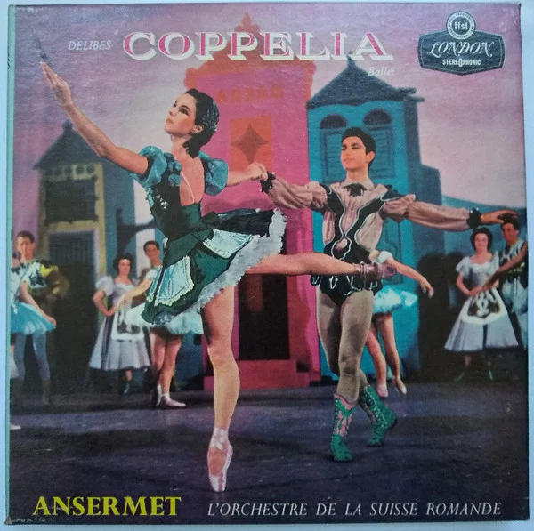 Léo Delibes, Ernest Ansermet, L'Orchestre De La Suisse Romande / Coppélia - Ballet - Reel, 4tr Stereo, 7" Reel, Album (VG+/VG+)